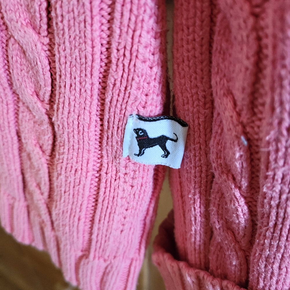Vintage Black Dog Martha's Vineyard cable knit sweater